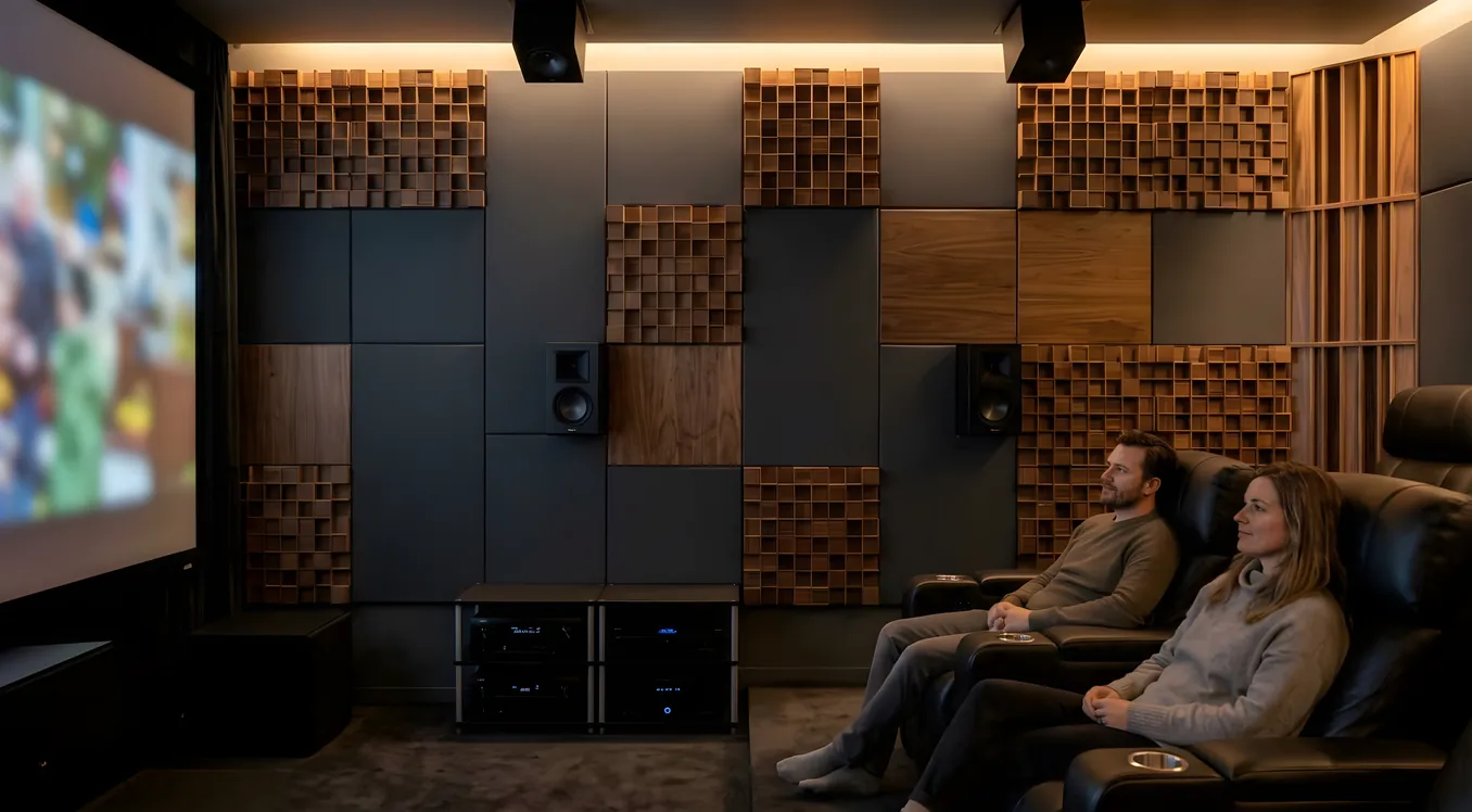 Diffusion vs Absorption: Balancing Acoustic Treatment in a Theater