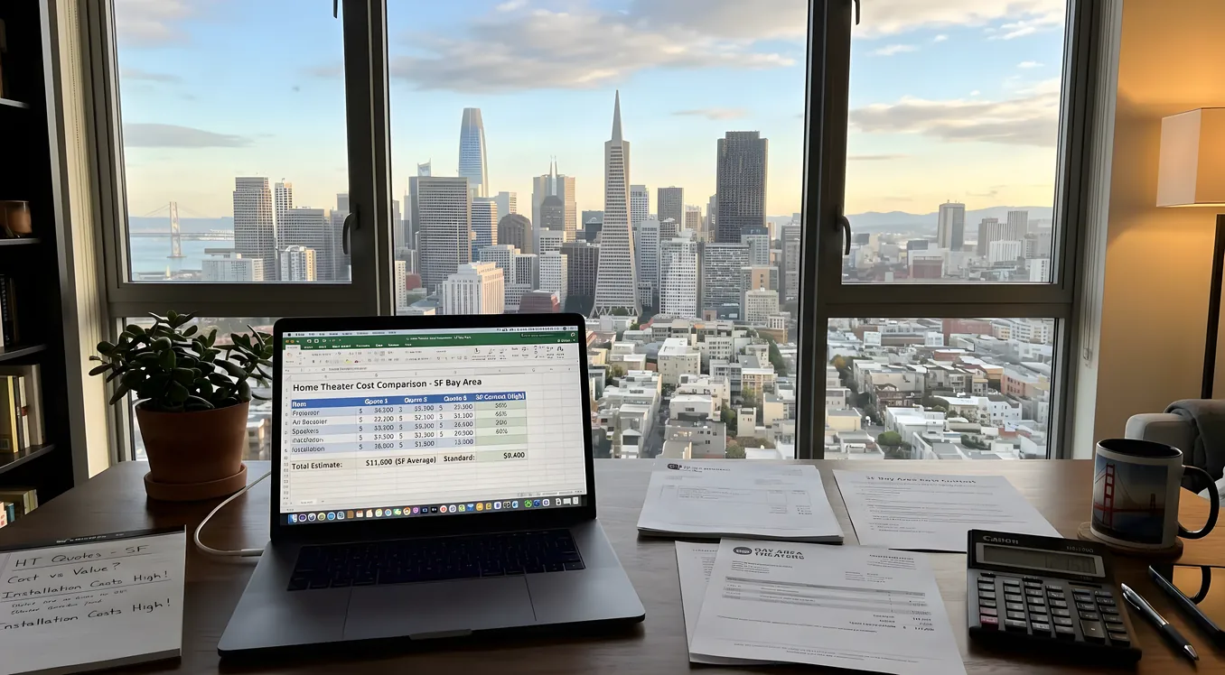 Home Theater Costs in the Bay Area: What Bay Area Pricing Looks Like