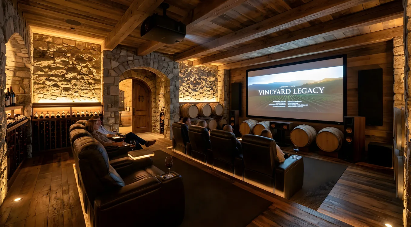 Napa and Sonoma Home Theater: Wine Country Estates and Second Homes