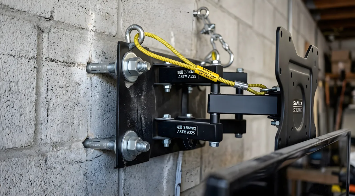 Seismic Mounting for AV Equipment: California Requirements and Best Practice