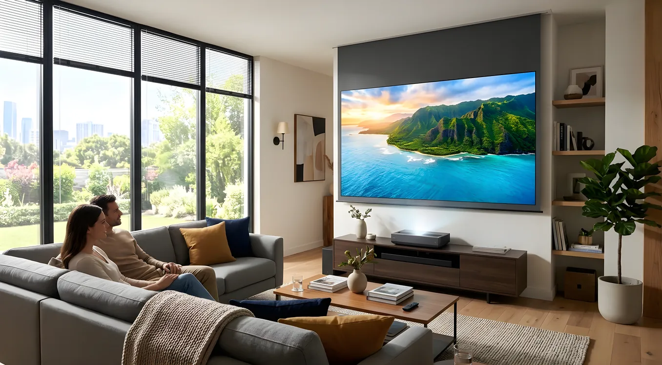 ALR Screens: Ambient Light Rejecting Screens for Bright Rooms