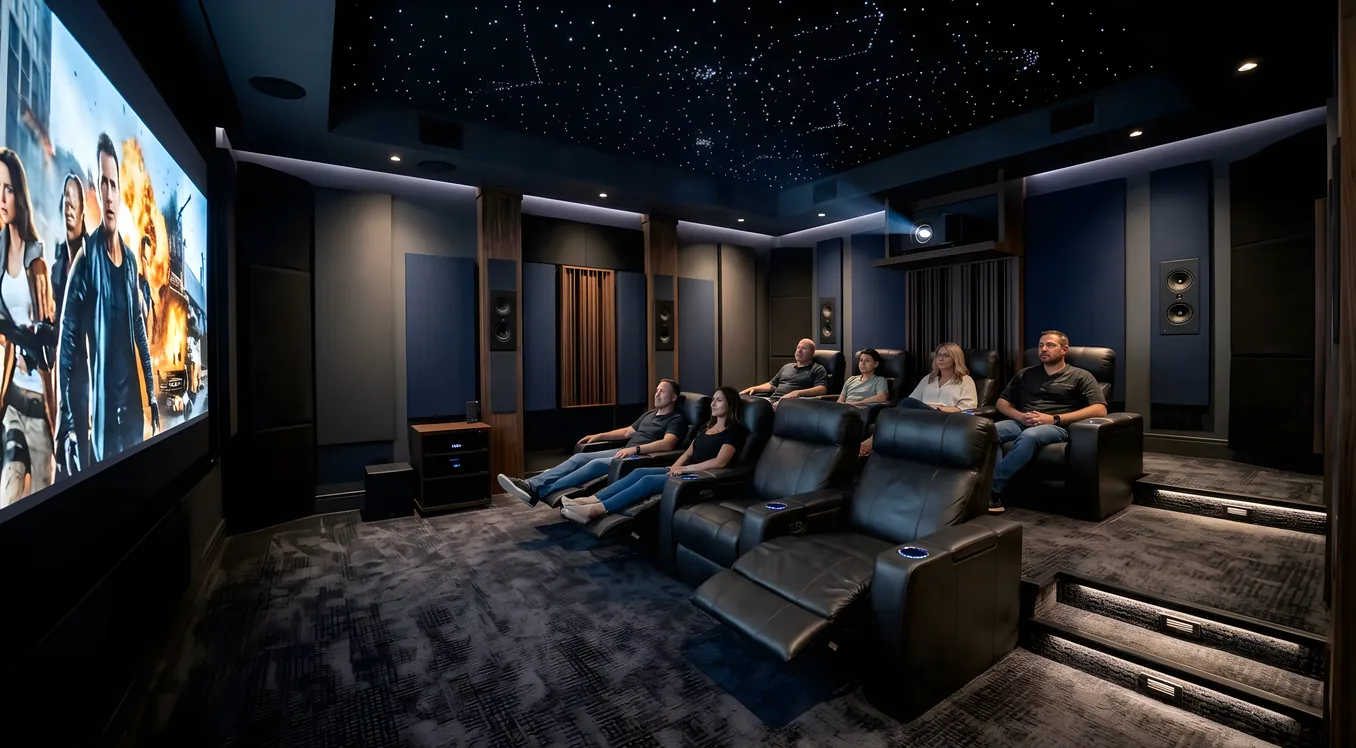 High-End Home Theater ($15,000 to $50,000): Custom Design Territory