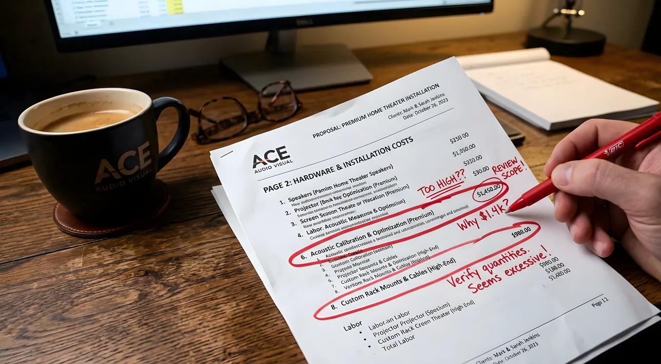 Red Flags in AV Proposals: What Bad Installers Do Differently