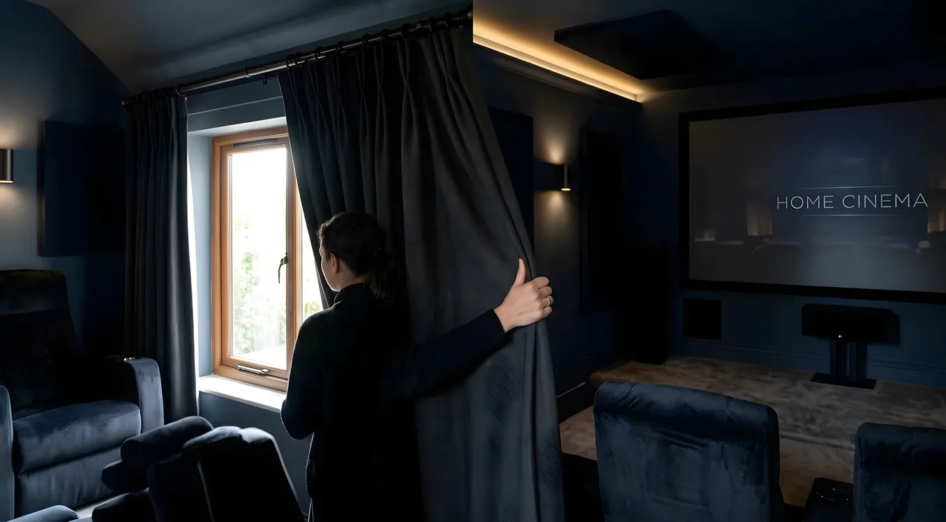 Blackout Solutions for Home Theaters: Shades, Curtains, and Light Traps