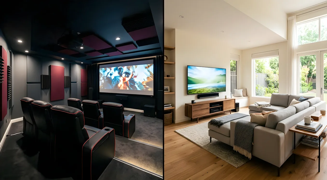 Dedicated Theater Room vs Media Room: Choosing the Right Approach
