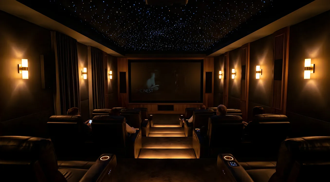 Home Theater Lighting Design: Sconces, Aisle Lights, and Dimmable Systems