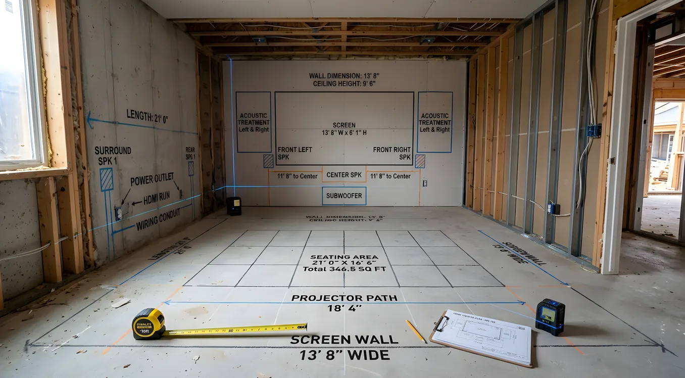 Home Theater Room Dimensions: Ratios, Ceiling Height, and Golden Rectangles