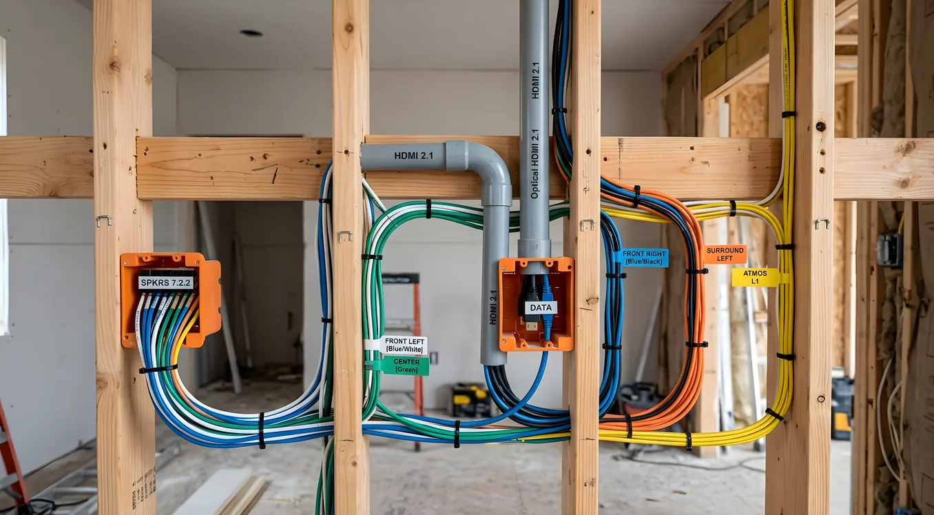 Home Theater Wiring: Pre-Wire, Retrofit, and Cable Planning