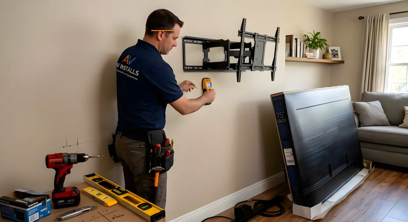 TV Mounting Guide: Height, Angles, Studs, and Cable Management